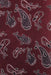COLORATA Whale shark Pattern Tie Silk Jacquard Weave Animal Pattern Dark Red NEW_4