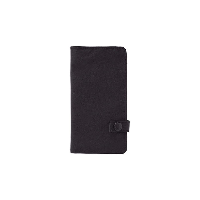 LIHIT LAB. Slim Pen Case Smart Fit Black A7585-24 Polyester W110xD17xH190mm NEW_1