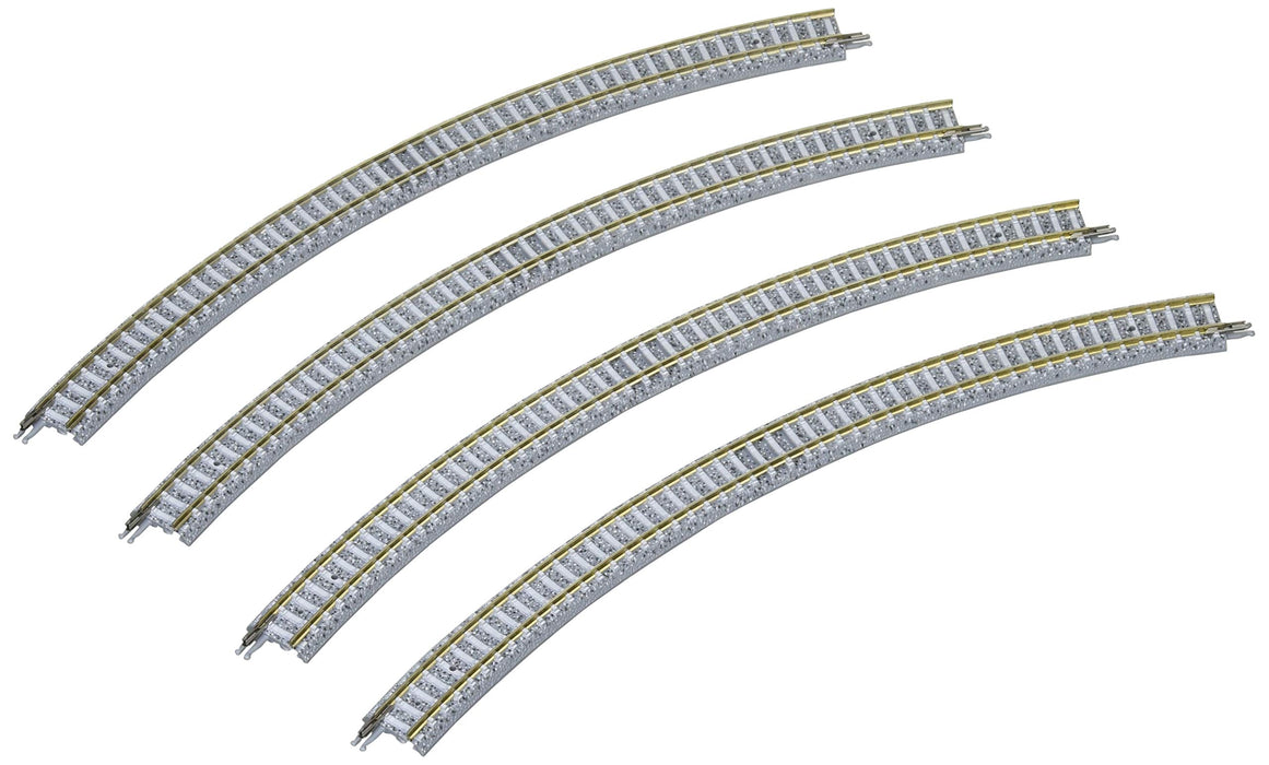TOMIX N Gauge Curve PC Rail C317-45-PC F 4pc Set 1192 Model Train Supplies NEW_3