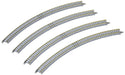 TOMIX N Gauge Curve PC Rail C317-45-PC F 4pc Set 1192 Model Train Supplies NEW_3