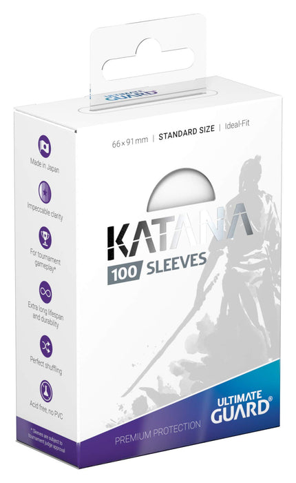 Ultimate Guard Katana Standard Size Card Sleeves Set of 100 Pcs White ‎UGD010111_2