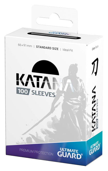 Ultimate Guard Katana Standard Size Card Sleeves 100 Packs Black ‎UGD0101121 NEW_3