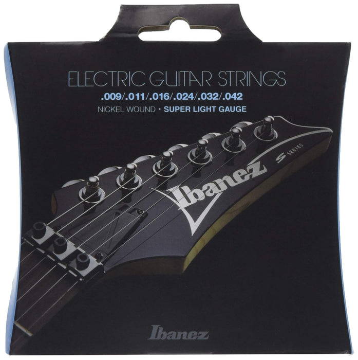 Ibanez IEBS6C Electric Guitar Strings Set of 6 String Nickel wound Super Light_1