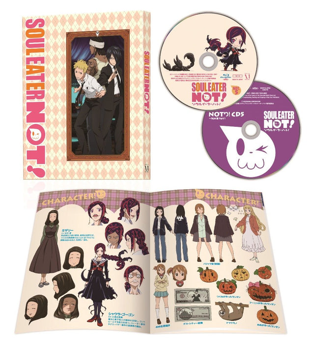 Soul Eater Not! NOT.5 [DVD] Standard Edition ZMBZ-9355 Fantasy Animation NEW_1