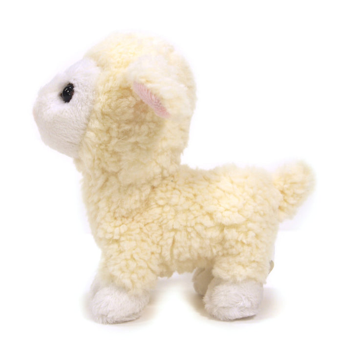 SUN LEMON Fluffies Plush Doll S size 15x16x15cm Sheep P-8501 Polyester White NEW_4