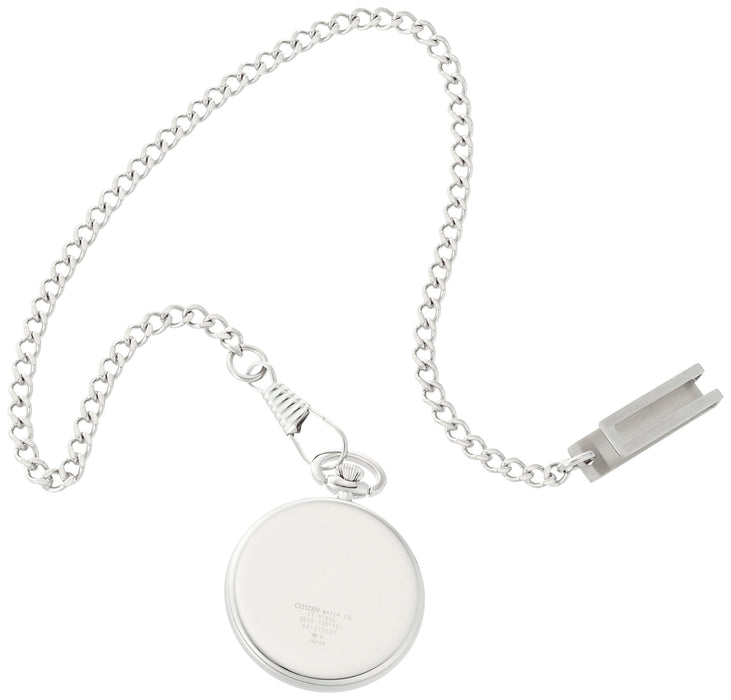 Citizen Collection BC0420-61A Pocket Watch Stainless Steel Chain & Case NEW_2