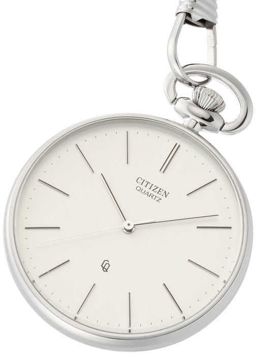 Citizen Collection BC0420-61A Pocket Watch Stainless Steel Chain & Case NEW_4