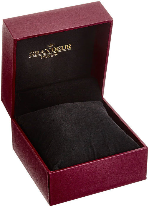 GRANDEUR PLUS Watch GRP001W1 Men's Brown Italian Leather Belt Band Chronograph_5