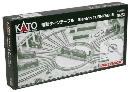 KATO N gauge Unitrack Electric Turntable 20-283 Steam locomotive structure Toy_2