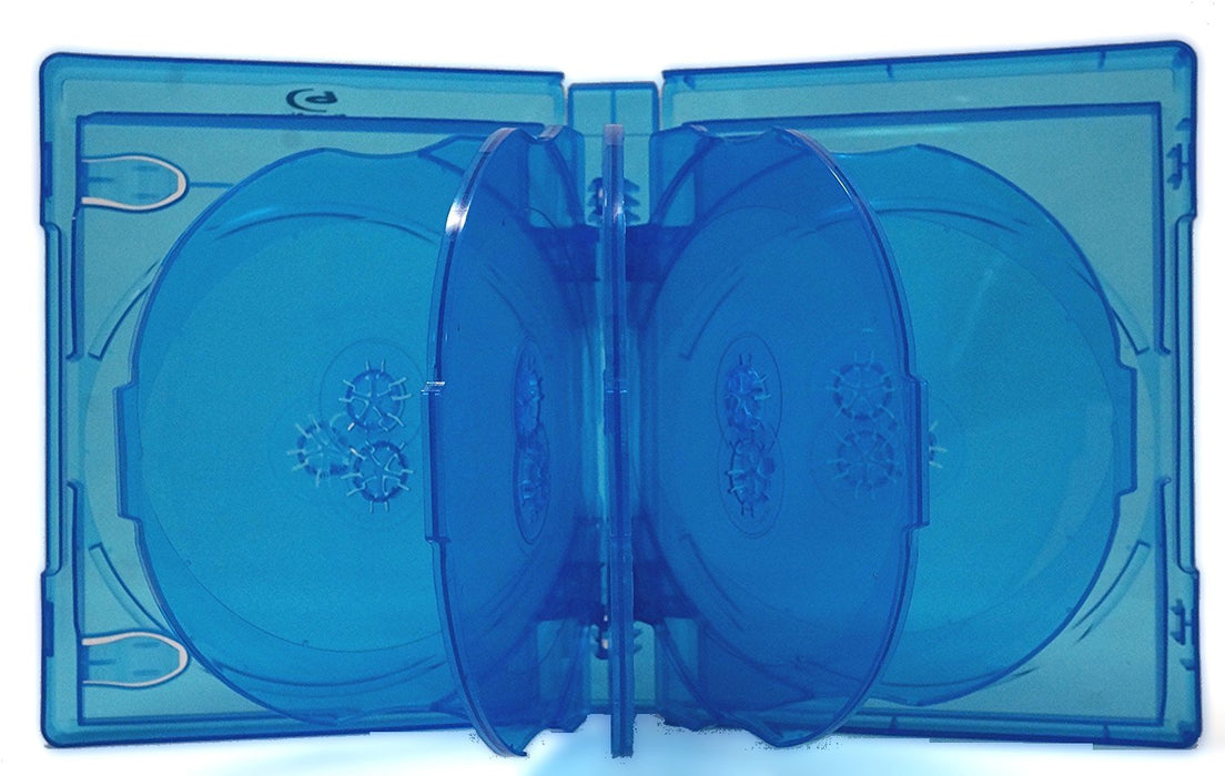 COMCOM Blu-ray case Up to 12 disc Holds with Blu-ray Logo Set of 2 ‎FN-BDT12 NEW_1