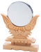 Kamidana no Sato Sacred Objects Shinto Kagami 11.5x9x6cm Mirror Plastic Chrome_1