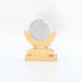 Kamidana no Sato Sacred Objects Shinto Kagami 11.5x9x6cm Mirror Plastic Chrome_5