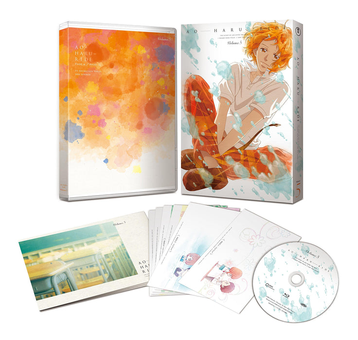 [DVD] BLUE SPRING RIDE AOHARIDE VOL.5 First Edition TDV-24565D Animation NEW_1