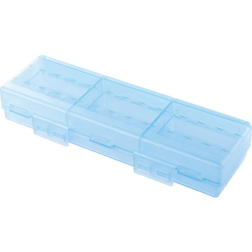 Sanwa Supply Battery Storage Case AA-only Large-Capacity Blue Up to 24 DG-BT7BL_1