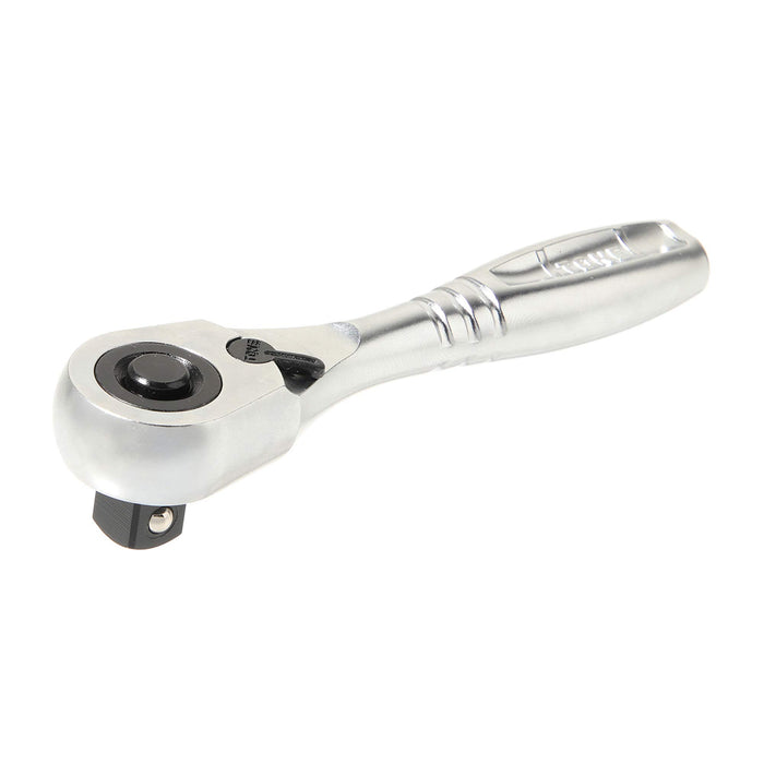 TONE SHORT RATCHET HANDLE RH3HS Insertion angle 9.5mm (3/8") L11cm Silver/Black_1