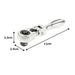 TONE RH3FHS Short Ratchet Handle Compact Flex Head 3/8" 9.5mm Hold Type SS NEW_6