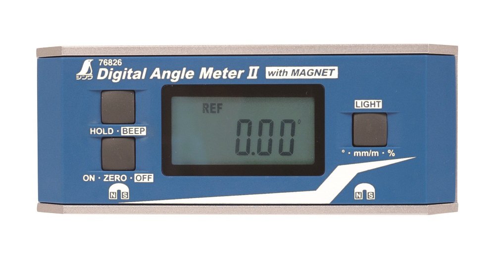Shinwa Sokutei Digital Angle Meter II Dustproof Waterproof with Magnet 76826 NEW_1