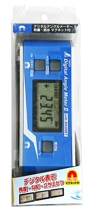 Shinwa Sokutei Digital Angle Meter II Dustproof Waterproof with Magnet 76826 NEW_2