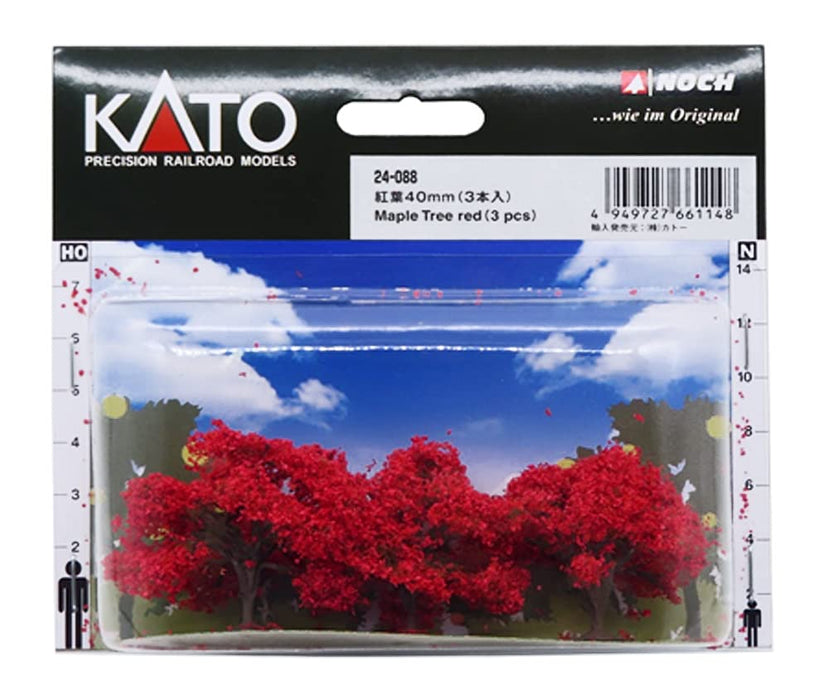 KATO N gauge Autumn Leaves 40mm 3-Pack 24-088 Model Railroad Diorama Supplies_1