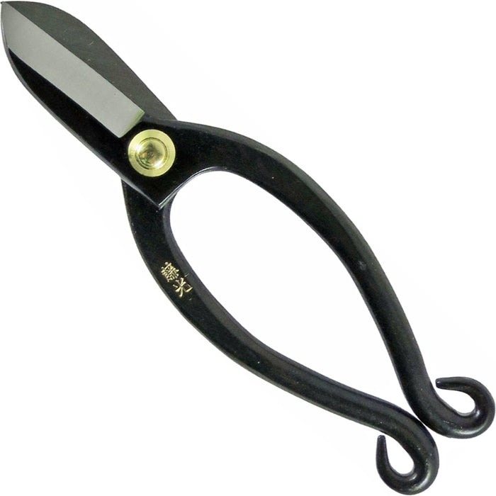 Fujimitsu Ikenobo Bonsai Scissors 165mm Alloy Steel Black Made in Japan NEW_1