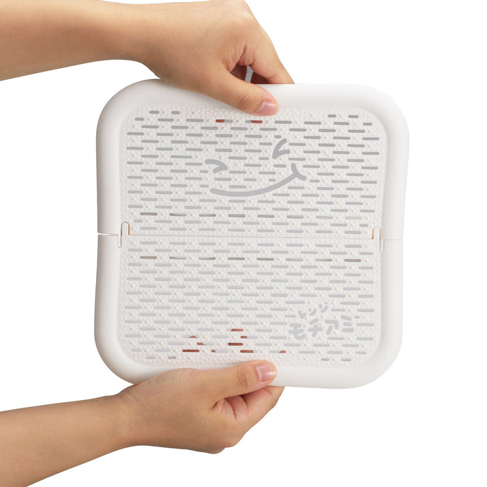 Akebono Folding Microwave Mochi Rice Cake Grill RE-1504 Compact Size Square NEW_2