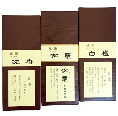 Minori Garden Fuin Kyara agarwood sandalwood three trial Incense Sticks 10000605_1
