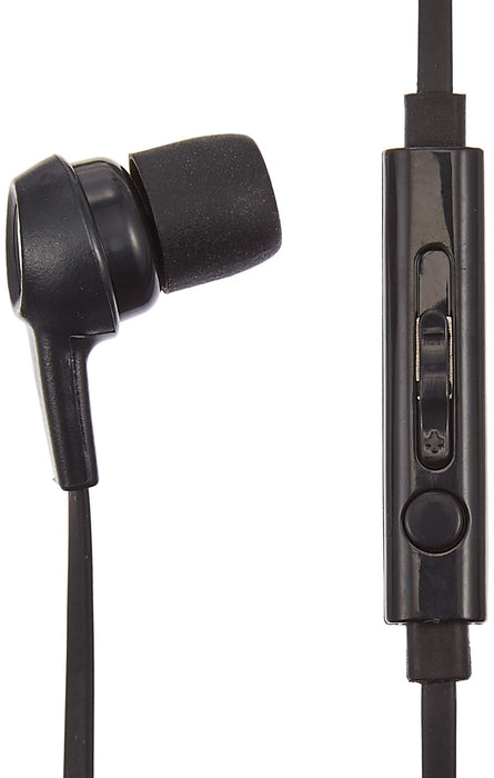 Elecom Mono Headphone With Microphone Canal C3520 Black EHP-MC3520BK 3.5mm Jack_1