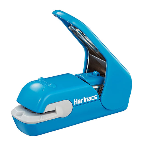 Kokuyo Harinacs Stapleless Stapler Compact SLN-MPH105B Blue Up To 5 papers NEW_1