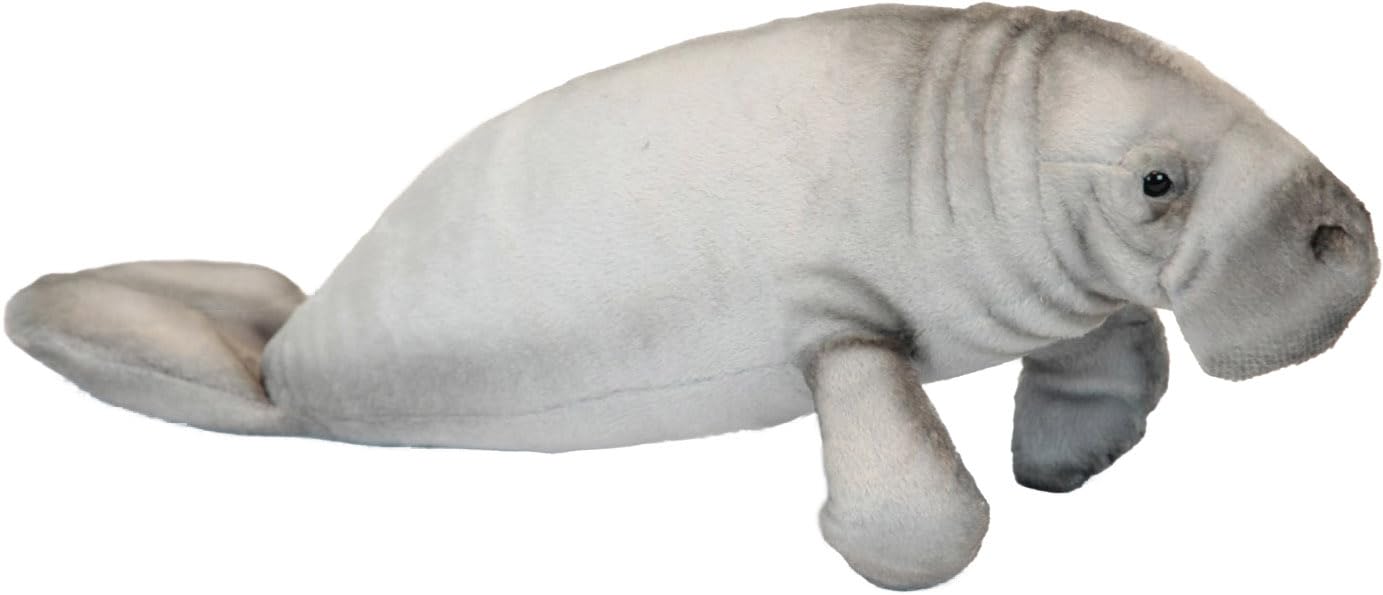HANSA Manatee BH6603 23x10x45cm Realistic Animal Plush Doll Acrylic Doll NEW_1