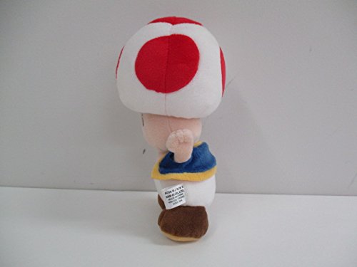 Sanei Boeki Super Mario All Star Collection Toad S size Plush Doll 20cm AC04 NEW_3