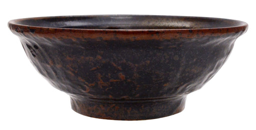Mino ware Japan Ramen Noodle Donburi Bowl oil drop crystals 19.5xH7.3cm 132-1307_2