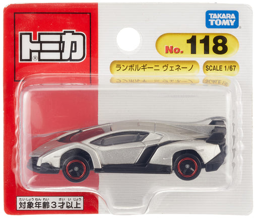Takara Tomy Tomica No.118 Lanborghini Veneno (Blister Pack) TT913 Miniature Car_1