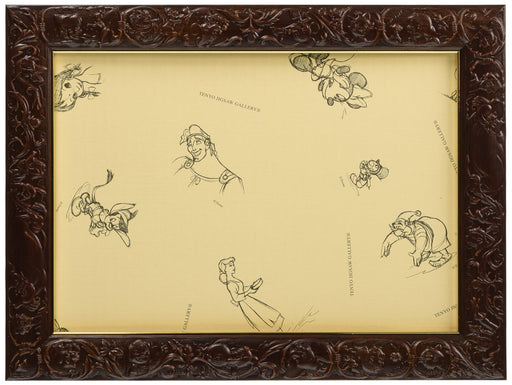 Tenyo Jigsaw Puzzle frame Disney exclusive art figure panel 108 pcs Brown ‎66775_1