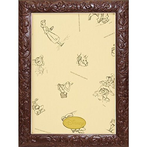 Tenyo Jigsaw Puzzle frame Disney exclusive art figure panel 108 pcs Brown ‎66775_2