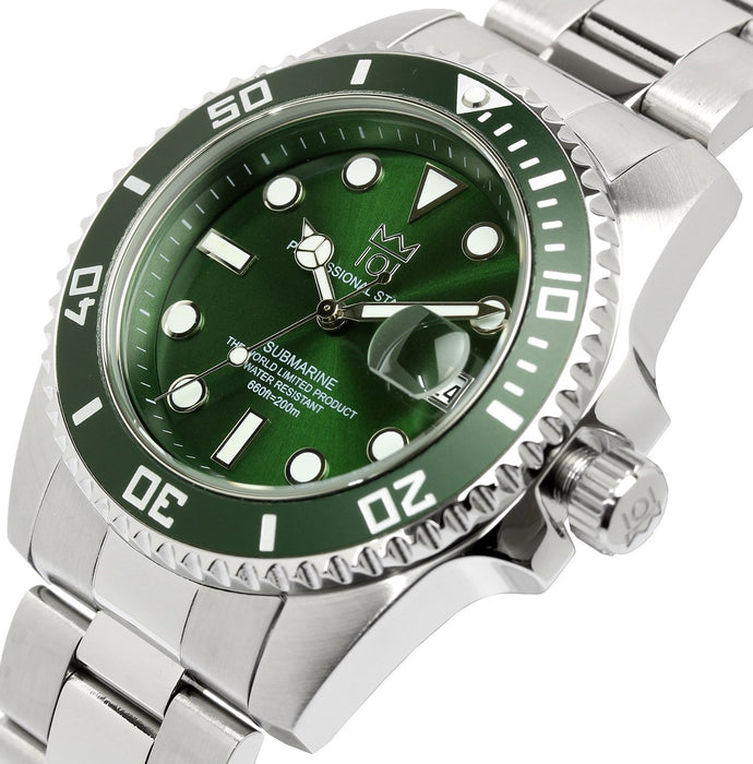 HYAKUICHI 101 Divers watch Green HYAKU1-001 Made in Japan Stainless Steel NEW_2