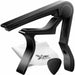 Phoenix one touch guitar capo tasto type R pick black with Fiber Cloth ‎Pho-9063_1