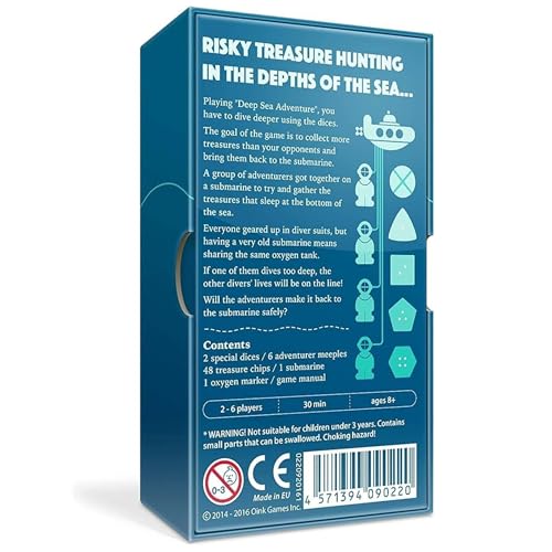 Oink Games Deep Sea Adventure: A Treasure-Hunting Travel Board Game OIN09022 NEW_6