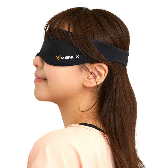 VENEX recovery wear eye mask 61060331 black L-XL 53-57cm 6106 Made in Japan NEW_4