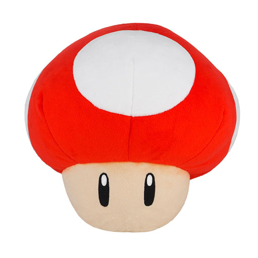 Sanei Boeki Super Mario Plush toys Item Cushion Super Mushroom W30xD28xH26cm NEW_2