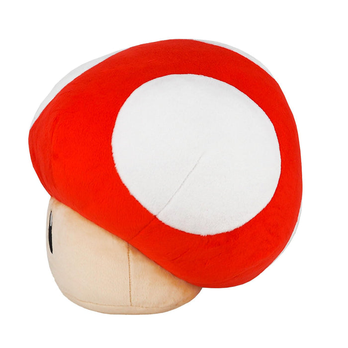 Sanei Boeki Super Mario Plush toys Item Cushion Super Mushroom W30xD28xH26cm NEW_3