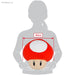 Sanei Boeki Super Mario Plush toys Item Cushion Super Mushroom W30xD28xH26cm NEW_5