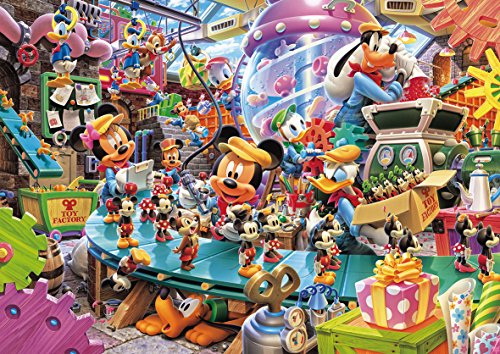 Tenyo 108pc Disney Mickey's Toy Factory Jigsaw Puzzle (18.2x25.7cm) D-108-774_1