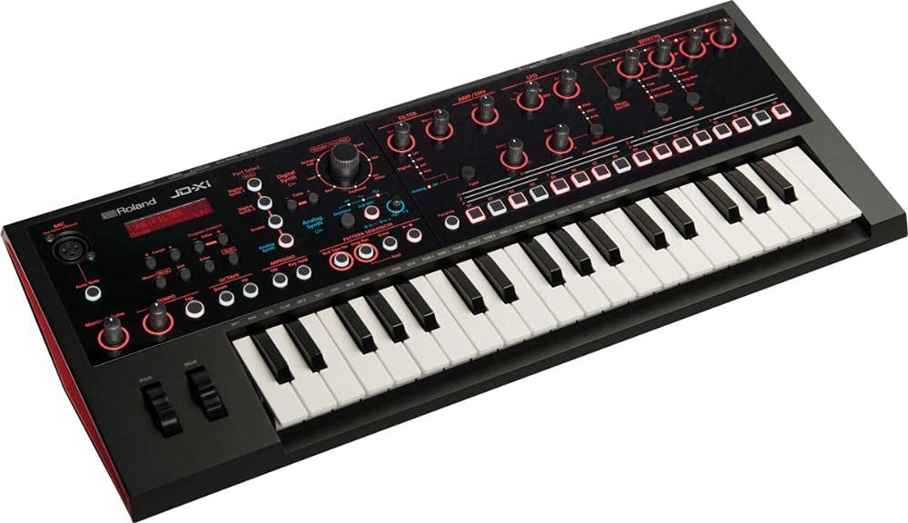 Roland Synthesizer 37-key mini keyboard JD-Xi Black BK Analog & Digital Sound_8