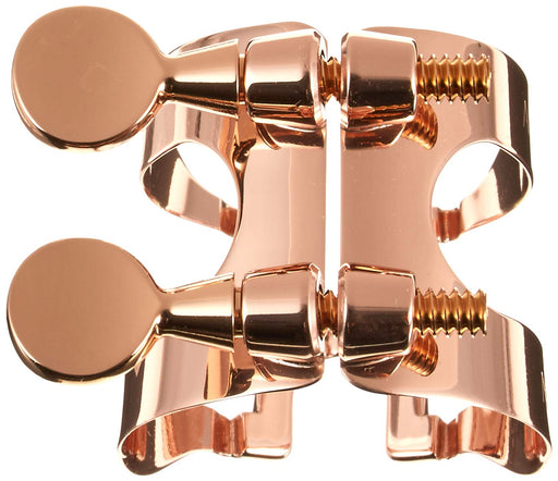 Ligature for Harrison Hearts alto saxophone A2 PGP pink gold plated finish NEW_2