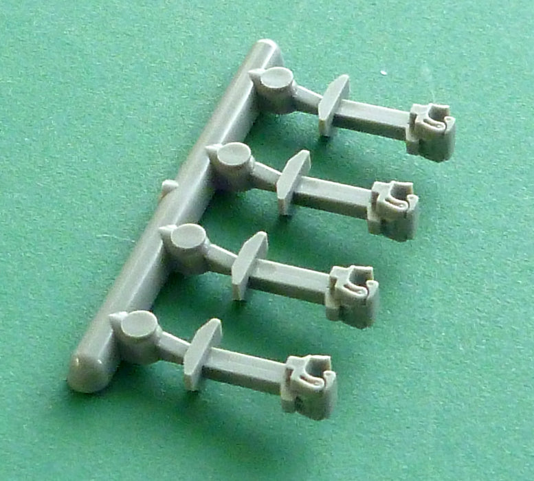 Green Max N gauge 8052 knuckle coupler long/gray/20 pcs Model Railroad Supplies_2