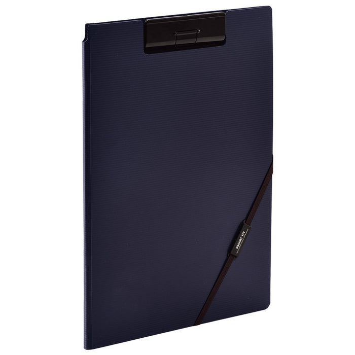 LIHIT LAB. SMART FIT clip file Organizer Clipboard Navy Multi Function F7560-11_1