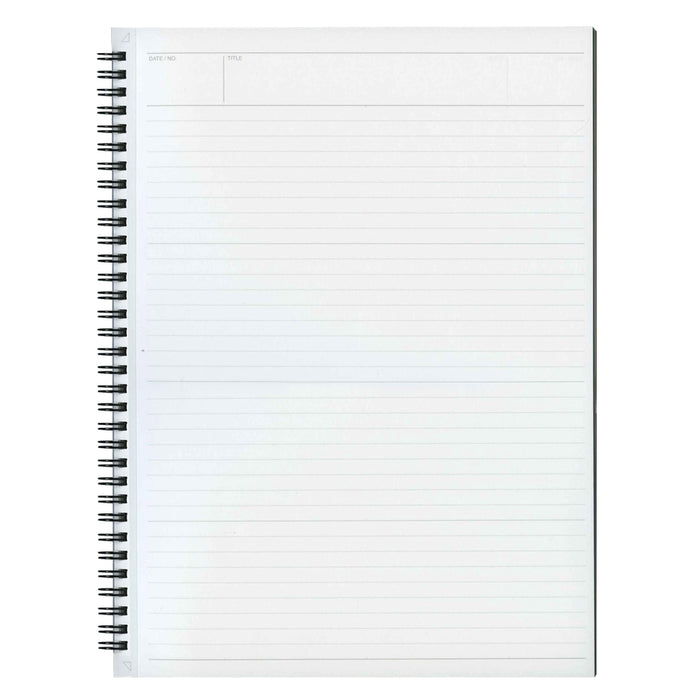 Maruman Nimoshine A4 Notebook Ruled 7mm 70 Sheets N199A Black Made in Japan NEW_2