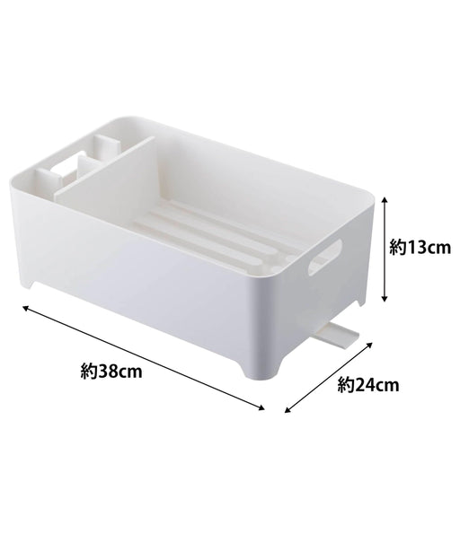YAMAZAKI Tower Dish Drainer Drying Rack for Kitchen Counters W38xD24xH13cm 2452_2