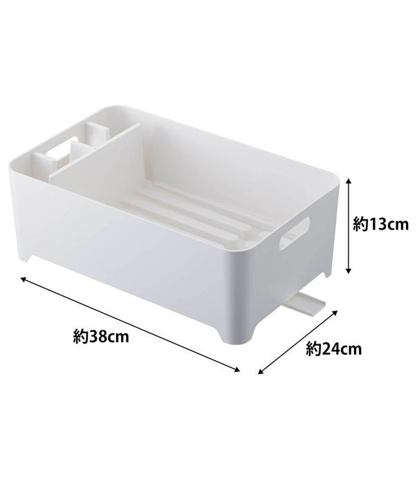 YAMAZAKI Tower Dish Drainer Drying Rack for Kitchen Counters W38xD24xH13cm 2452_2