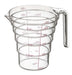 Yamazaki Tiered measuring cup 500ml clear 2698 Plastic W14.5xD11xH12cm AS Resin_1